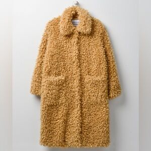 Stand Studio ‘Taylor’ coat in Light Hazel, size 34